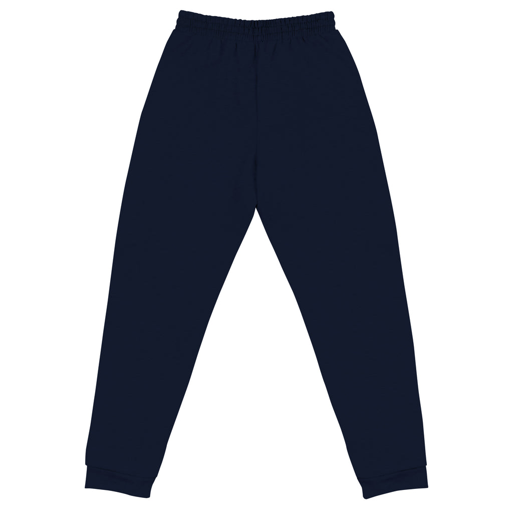 SAVANT NOIR black motion jogger sweatpants with elastic waistband and cuffed ankles