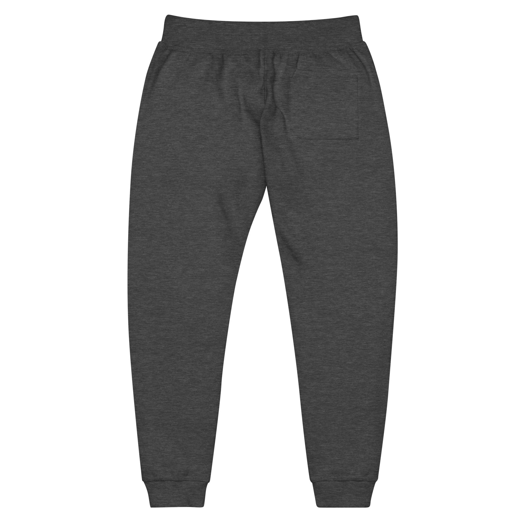 SAVANT NOIR dark gray refined modern essentials pants with elastic waistband and cuffed ankles